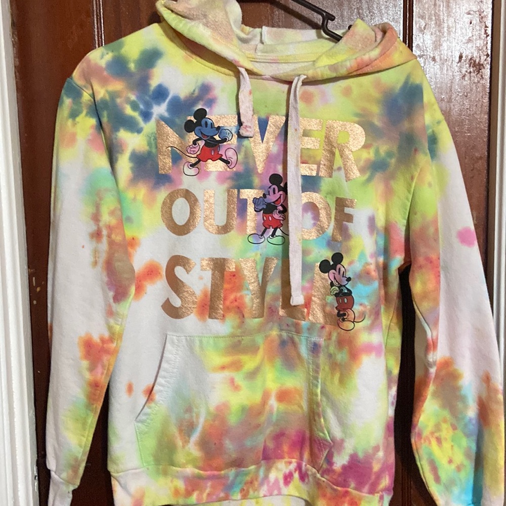 Disney Mickey Mouse Tie Dye Hoodie